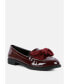 bowberry bow-tie patent loafers