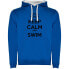 KRUSKIS Keep Calm And Swim Two-Colour hoodie