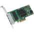 Фото #1 товара Intel I350T4V2 - Internal - Wired - PCI Express - Ethernet - 1000 Mbit/s - Green - Silver