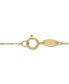 Фото #4 товара Italian Gold butterfly 17" Pendant Necklace in 10k Gold