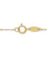 Butterfly 17" Pendant Necklace in 10k Gold