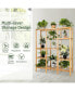 Фото #5 товара Multifunctional Bamboo Shelf Storage Organizer Rack Plant Stand Display Closet