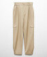 ფოტო #6 პროდუქტის Women's Linen Cargo Pants