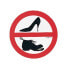 LALIZAS No Shoes Sign
