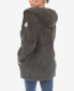 ფოტო #2 პროდუქტის Women's Plush Hooded with Pockets Jacket