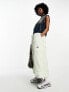 Nike Sport Utility woven cargo maxi skirt in sea glass green