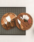 Cinderella Brie Cheese and Cutting Board Tools Set, 4 Pieces