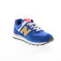 Фото #3 товара New Balance 574 U574HBG Mens Blue Suede Lace Up Lifestyle Sneakers Shoes