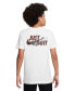 ფოტო #2 პროდუქტის Big Kids Sportswear Standard-Fit Printed T-Shirt