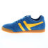 Gola Harrier Suede CMA192 Mens Blue Suede Lace Up Lifestyle Sneakers Shoes 8