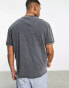 Фото #2 товара ASOS DESIGN relaxed t-shirt in washed grey with city chest print