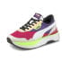 Фото #2 товара Puma Cruise Rider Flair Lace Up Womens Purple Sneakers Casual Shoes 381654-02