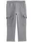 Фото #10 товара Toddler Solid Fleece Pants - Gray 4T