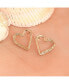 ფოტო #1 პროდუქტის Women's Heart Stud Earrings