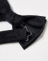 ASOS DESIGN bow tie and braces set in black - фото #4