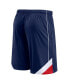 ფოტო #3 პროდუქტის Men's Navy New England Patriots Big and Tall Interlock Shorts