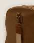 Leather travel bag