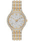 ფოტო #1 პროდუქტის Women's Phantom Gold-Tone Crystal-Accent Stainless Steel Bracelet Watch 32mm