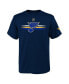 Big Boys Fanatics Branded Navy St. Louis Blues Authentic Pro Logo T-shirt