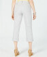 Style & Co Women's Curvy Cuffed Capri Jeans Bright White 6
