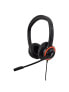 Фото #7 товара V7 Safesound Education k-12 Headset with Microphone - volume limited - antimicrobial - 2m cable - 3.5mm - Laptop Computer - Chromebook - PC - Black - Red - Headset - Head-band - Office/Call center - Black - 2 m - China