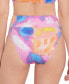 Фото #2 товара Juniors' Tie-Dyed Bikini Bottoms, Created for Macy's