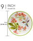 Фото #3 товара Hummingbirds Set of 6 Salad Plate 9", Service For 6