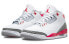 Фото #4 товара Jordan Air Jordan 3 retro "fire red" 耐磨 中帮 复古篮球鞋 男女同款 火焰红白 2022复刻版 / Кроссовки Jordan Air Jordan DN3707-160