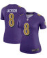 ფოტო #1 პროდუქტის Women's Lamar Jackson Purple Baltimore Ravens Color Rush Legend Player Jersey