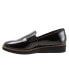 Фото #4 товара Softwalk Whistle S1810-005 Womens Black Leather Slip On Loafer Flats Shoes