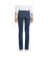 Women's Recover Mid Rise Straight Leg Blue Jeans