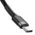 Фото #2 товара Baseus Cafule - 1 m - USB C - USB C - 480 Mbit/s - Black - Grey