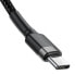 Фото #2 товара Baseus Cafule - 1 m - USB C - USB C - 480 Mbit/s - Black - Grey