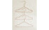 Pack of rubberised baby hangers (pack of 6)