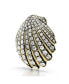 ფოტო #2 პროდუქტის Shell, White, Gold-Tone Idyllia Pendant and Brooch