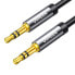 Kabel przewód audio AUX mini jack 3.5mm 1m - czarny