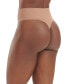 Фото #2 товара Women's Active Seamless Micro Stretch High Waist Thong Underwear 4A1H01