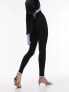 Фото #3 товара Topshop Tall high waisted legging in black