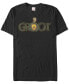 Фото #1 товара Marvel Men's Guardians of the Galaxy Baby Groot Shield Short Sleeve T-Shirt