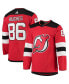 Men's Jack Hughes Red New Jersey Devils Home Authentic Pro Player Jersey