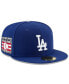 Men's Royal Los Angeles Dodgers National Baseball Hall of Fame 59FIFTY Fitted Hat Синий, 8 - фото #1