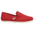 Фото #1 товара TOMS Redondo Slip On Womens Red Flats Casual 10013764T