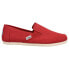 Фото #2 товара TOMS Redondo Slip On Womens Red Flats Casual 10013764T