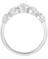 ფოტო #4 პროდუქტის Diamond Halo Cluster Ring (1 ct. t.w.) in 14k White Gold