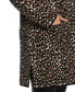 Plus Size Animal Jacquard Pattern Sweater Coatigan