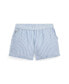 ფოტო #1 პროდუქტის Big Girls Striped Ruffled Cotton Seersucker Shorts