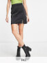 Фото #1 товара New Look Tall satin side split mini skirt in black