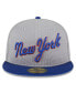 Фото #2 товара Men's Gray New York Mets 2024 Batting Practice 59FIFTY Fitted Hat