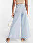 Фото #4 товара Only Giulia wide leg jeans in light blue denim