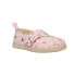 Фото #2 товара Для девочек TOMS Alpargata Bee Mine Slip On розовые удобные туфли для малышей 10017782T